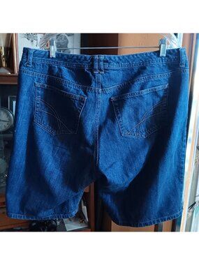38" Tommy Hilfiger Women's Shorts 16 Blue Denim Jean